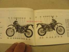 Kawasaki KDX125SR owner´s manual käyttöohjekirja