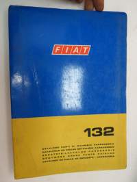 Fiat 132 Catalogo parti di ricambio carrozzeria / Catalogue de pièces détachées carrosserie / Ersatzteilkatalog Karosserie / Bodywork spare parts catalog /