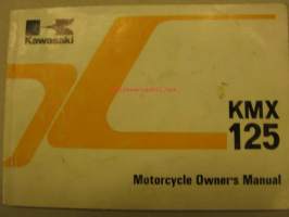 Kawasaki KMX125 owner´smanual käyttöohjekirja