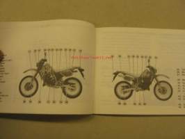 Kawasaki KMX125 KMX200 owner´s manual käyttöohjekirja