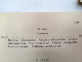 Kansantalouspolitiikka  I -  J. Conrad, Laura ja Leo Harmajan suomentama ja maamme oloja esittävillä lisäyksillä täydentämä -national economics