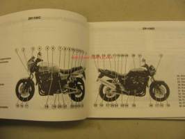 Kawasaki ZRX1100 betriebsanleitung käyttöohjekirja