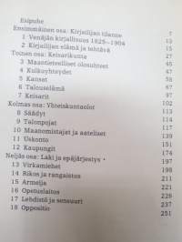 Venäjän kirjailijat ja yhteiskunta 1825-1904 -russian authors and society