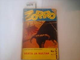 Zorro 1965 N:o 76 Verta ja kultaa
