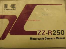 KawasakiZZ-R250 owner´s manual käyttöohjekirja