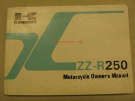 Kawasaki ZZ-R250 owner´s manual käyttöohjekirja