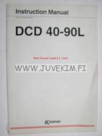 Kalmar DCD 40-90L Instruction manual -käyttöohjekirja englanniksi