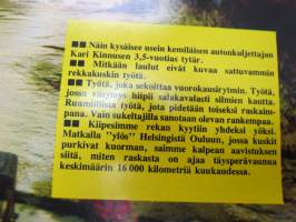 Tuulilasi 1976 nr 11, sis. mm. seur. artikkelit / kuvat / mainokset; Kansikuva &quot;Tuulilasin testissä tutkanpaljastin&quot;, Volvo 242 L 1.9, Rekkamiehet Kari Kinnunen &amp;