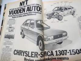 Tuulilasi 1976 nr 11, sis. mm. seur. artikkelit / kuvat / mainokset; Kansikuva &quot;Tuulilasin testissä tutkanpaljastin&quot;, Volvo 242 L 1.9, Rekkamiehet Kari Kinnunen &amp;