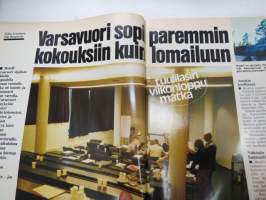 Tuulilasi 1976 nr 11, sis. mm. seur. artikkelit / kuvat / mainokset; Kansikuva &quot;Tuulilasin testissä tutkanpaljastin&quot;, Volvo 242 L 1.9, Rekkamiehet Kari Kinnunen &amp;