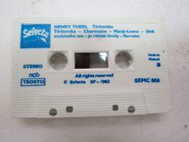 Henry Theel - Tiritomba - 40 vuotta laulajan tiellä - Selecta SEMC  006 -C-kasetti / C-Cassette