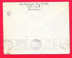 Kenttäpostikuori ja kirje, 18.10.1941. Leima - Kenttäpostikonttori N:o 5