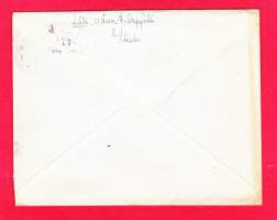 Kenttäpostikuori ja kirje, 13.04.1943. Leima - Kenttäpostikonttori N:o 3. Lähettäjän peiteluku KPK 3/4241