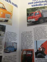 Ford Transit, D-sarja, A-sarja Escort - myyntiesite