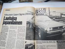 Tuulilasi 1976 nr 12, Volvo 343, Saabin korjaamot huoltotestissä, Audi 80 GLS koeajo, Torino 1976