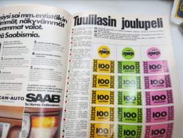 Tuulilasi 1976 nr 12, Volvo 343, Saabin korjaamot huoltotestissä, Audi 80 GLS koeajo, Torino 1976