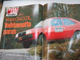 Tuulilasi 1976 nr 12, Volvo 343, Saabin korjaamot huoltotestissä, Audi 80 GLS koeajo, Torino 1976