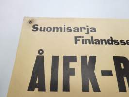 ÅIFK - RU-38 (Åbo Idrottsföreningen Kamraterna - Rosenlewin Urheilijat, Pori) - Jalkapallo Suomisarja / Finlandserien 1966 Kupittaalla 29.5.1966