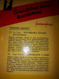 Salama sarjan:  Suudelma ennen kuolemaa/  Ira Levin   p.1955.