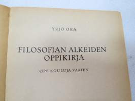 Filosofian alkeiden oppikirja oppikouluja varten -elementary philosophy