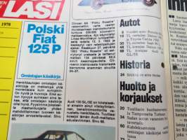 Tuulilasi 1978 nr 2, sis. mm. seur. artikkelit / kuvat / mainokset; Datsun 160J &amp; Toyota Carina 1600 vertailu, Tie Tampereelta Turkuun - Asemat harvassa ja
