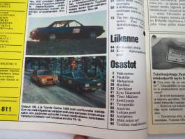 Tuulilasi 1978 nr 2, sis. mm. seur. artikkelit / kuvat / mainokset; Datsun 160J &amp; Toyota Carina 1600 vertailu, Tie Tampereelta Turkuun - Asemat harvassa ja