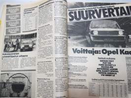 Tuulilasi 1978 nr 2, sis. mm. seur. artikkelit / kuvat / mainokset; Datsun 160J &amp; Toyota Carina 1600 vertailu, Tie Tampereelta Turkuun - Asemat harvassa ja