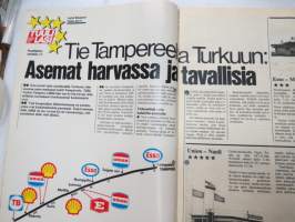 Tuulilasi 1978 nr 2, sis. mm. seur. artikkelit / kuvat / mainokset; Datsun 160J &amp; Toyota Carina 1600 vertailu, Tie Tampereelta Turkuun - Asemat harvassa ja