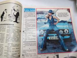 Tuulilasi 1978 nr 2, sis. mm. seur. artikkelit / kuvat / mainokset; Datsun 160J &amp; Toyota Carina 1600 vertailu, Tie Tampereelta Turkuun - Asemat harvassa ja