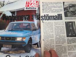Tuulilasi 1978 nr 2, sis. mm. seur. artikkelit / kuvat / mainokset; Datsun 160J &amp; Toyota Carina 1600 vertailu, Tie Tampereelta Turkuun - Asemat harvassa ja