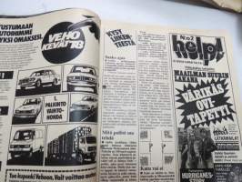 Tuulilasi 1978 nr 2, sis. mm. seur. artikkelit / kuvat / mainokset; Datsun 160J &amp; Toyota Carina 1600 vertailu, Tie Tampereelta Turkuun - Asemat harvassa ja