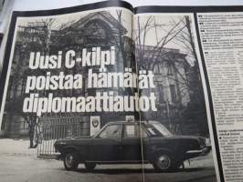 Tuulilasi 1978 nr 2, sis. mm. seur. artikkelit / kuvat / mainokset; Datsun 160J &amp; Toyota Carina 1600 vertailu, Tie Tampereelta Turkuun - Asemat harvassa ja
