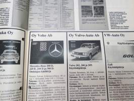 Tuulilasi 1978 nr 2, sis. mm. seur. artikkelit / kuvat / mainokset; Datsun 160J &amp; Toyota Carina 1600 vertailu, Tie Tampereelta Turkuun - Asemat harvassa ja