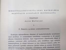 Muistojulkaisu Naantalin 500-vuotisjuhlaan elokuun 23 päivänä 1943 - Varatuomari Paul Ståhlström on lunastamalla tämän bibliofiilikappaleen kauniilla ja