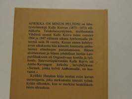 Afrikka on minun peltoni