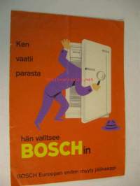 Hän valitsee Boschin, Bosch Euroopan eniten myyty jääkääppi -myyntiesite