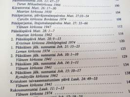 Soi kunniaksi Luojan, Postilla 3 - Saarnat kolmannen vuosikerran evankeliumiteksteihin -religious texts