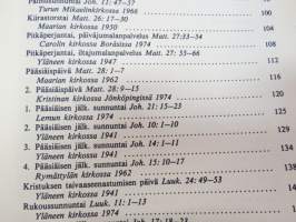 Soi kunniaksi Luojan, Postilla 3 - Saarnat kolmannen vuosikerran evankeliumiteksteihin -religious texts