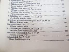 Soi kunniaksi Luojan, Postilla 3 - Saarnat kolmannen vuosikerran evankeliumiteksteihin -religious texts