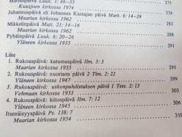 Soi kunniaksi Luojan, Postilla 3 - Saarnat kolmannen vuosikerran evankeliumiteksteihin -religious texts