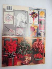 Bow making made easy - Master the art of bow tying with these step-by-step instructions... -koristerusettien ja solmukkeiden teko, englanninkielinen havainnollinen