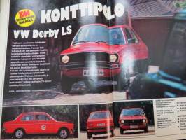 Tekniikan Maailma 1977 nr 12  TM koeajaa VW Derby , Yamaha RD 400 (D) . TM vertailee 2 hv perämoottorit. Citroen Pallas GS ja CX. TM esittelee: puolimaasturi Matra