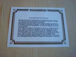 1992 Albertville talviolympialaiset, numismatiikka-ensipäiväkuori, FDC, numeroitu, hieno esim. lahjaksi. Katso myös muut kohteeni, minulla on myynnissä mm. noin