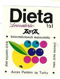 Dieta Lowcaloric -  juomaetiketti