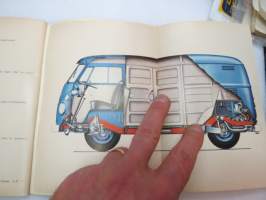 Volkswagen Transport (Augusti 1965) instruktionsbok -käyttöohjekirja ruotsiksi / owner´s manual in swedish