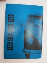 Volkswagen Transport (Augusti 1965) instruktionsbok -käyttöohjekirja ruotsiksi / owner´s manual in swedish