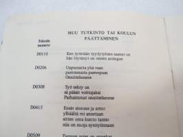 Sähkösanomatekstejä - Telegramtexter 1974 -wire gretings etc model texts and phrases