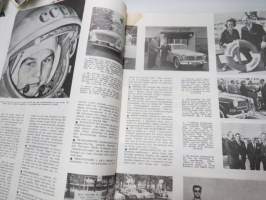 Motor 1963 nr 8, innehåller bl a följande artiklar / bilder / reklam; I pärmbild Simca 1300, Semperit Favorit ringar, Ovarsamhet i korsning, Månadens bilist -