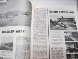 Motor 1963 nr 8, innehåller bl a följande artiklar / bilder / reklam; I pärmbild Simca 1300, Semperit Favorit ringar, Ovarsamhet i korsning, Månadens bilist -