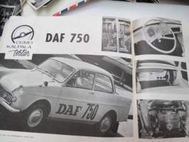 Motor 1963 nr 8, innehåller bl a följande artiklar / bilder / reklam; I pärmbild Simca 1300, Semperit Favorit ringar, Ovarsamhet i korsning, Månadens bilist -